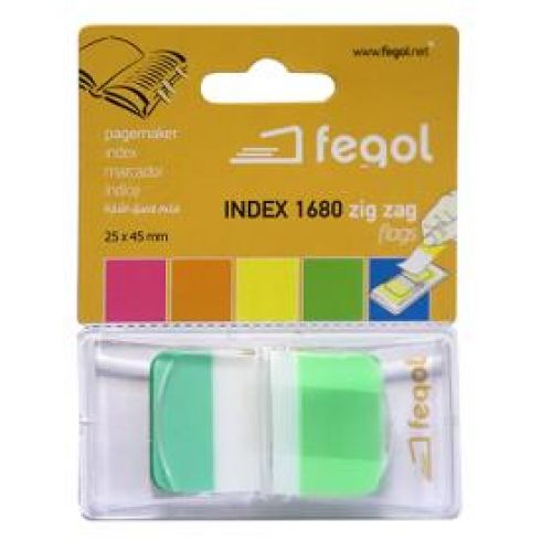 BLOCO INDEX FEGOL VERDE , Fegol , BLOCIND027 , 5601932017071